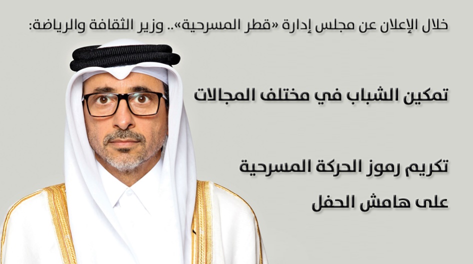 خلال الإعلان عن مجلس إدارة «قطر المسرحية».. وزير الثقافة والرياضة: